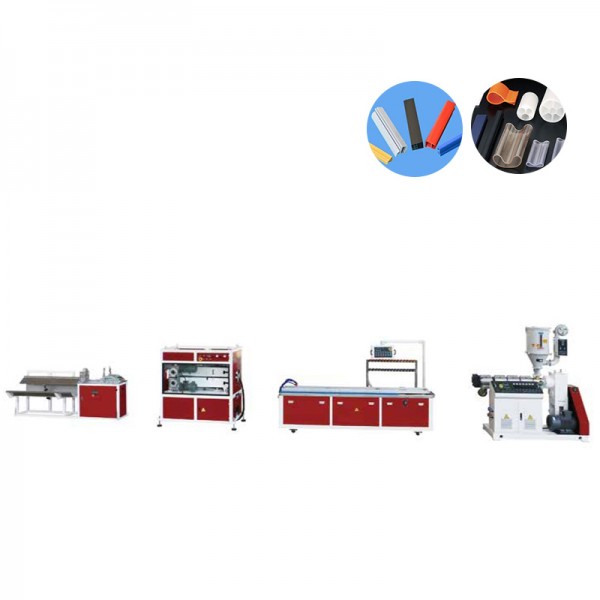 JWELL PVC PP PE PC ABS ຂະຫນາດນ້ອຍ Profile Extrusion Line